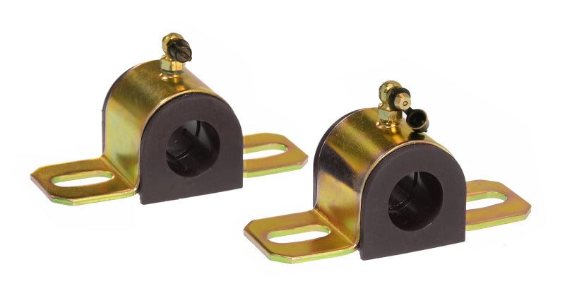 Prothane Universal 90 Deg Greasable Sway Bar Bushings - 15/16in - Type B Bracket - Black - 19-1208-BL
