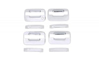 AVS 04-14 Ford F-150 (No Keypad/Passenger Keyhole) Door Handle Covers (4 Door) 8pc Set - Chrome - 685302