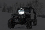 MBRP 07-15 Jeep Wrangler JK Hood Light Kit - Black Coated - 182736