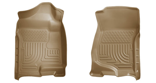 Husky Liners 07-14 Cadillac Escalade ESV/EXT Weatherbeater Tan Front Floor Liners - 18203