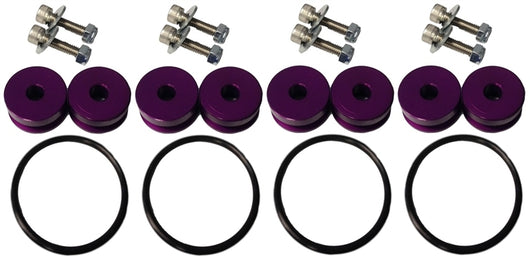 Torque Solution Billet Bumper Quick Release Kit Combo (Purple): Universal - TS-UNI-026PRc