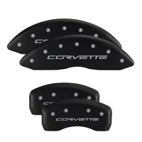 MGP 4 Caliper Covers Engraved Front & Rear MGP Red finish silver ch - 14006SMGPRD