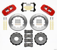 Wilwood AERO6 Front Hat Kit 14.00 Red 99-06 BMW E46 - 140-11974-R
