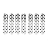 DV8 Offroad 2007-2018 Jeep JK Brushed Grille Inserts - D-JP-190008-BRUSH