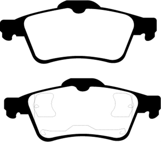 EBC 03-05 Mazda 3 2.0 Redstuff Rear Brake Pads - DP31354C