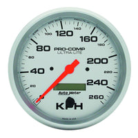 Autometer Ultra-Lite 5 inch 260 KPH In Dash Speedo - 4489-M