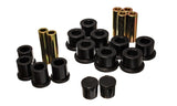 Energy Suspension Rear Spring Bushing Set - Black - 5.2118G