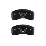 MGP 4 Caliper Covers Engraved Front Honda Engraved Rear H Logo Red finish silver ch - 20219SHOHRD