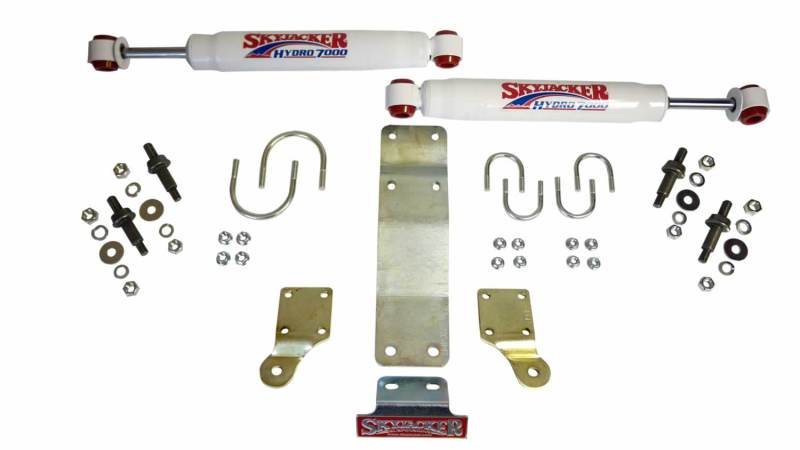 Skyjacker Dual Steering Damper Kit w/ Hydro 7000 2007-2017 Jeep Wrangler (JK/JKU) (Use w/ JK717TR) - 7206