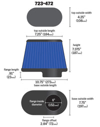 Airaid Kit Replacement Filter - 723-472