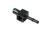 Aeromotive 3/8in Quick Connect with AN-08 port and 1/8in gauge port - 15121