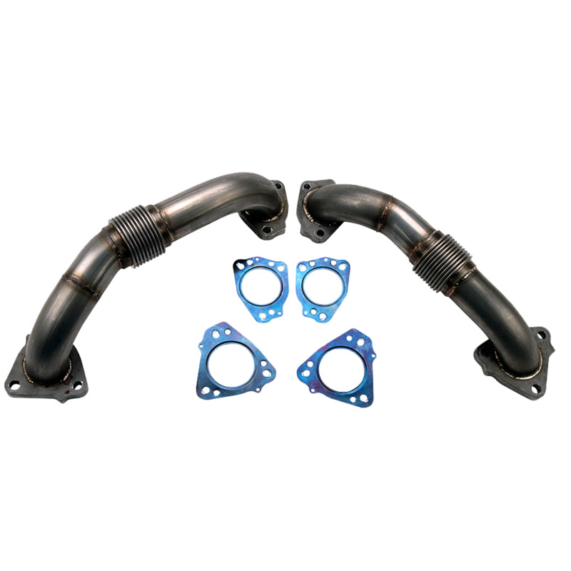 Wehrli 17-19 Chevrolet 6.6L L5P Duramax 2in Stainless Up Pipe Kit w/Gaskets - WCF100624