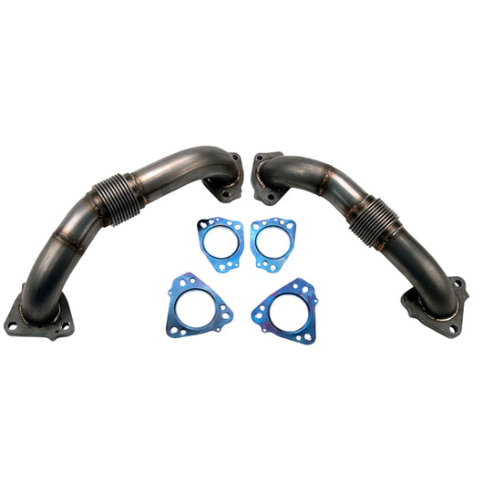 Wehrli 17-19 Chevrolet 6.6L L5P Duramax 2in Stainless Up Pipe Kit w/Gaskets - WCF100624