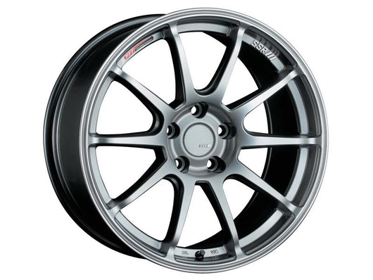 SSR GTV02 18x8.5 5x114.3 40mm Offset Flat Black Wheel 05-07 STI / 11+ tC - T518850+4005GMB