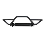 Westin 2007-2017 Jeep Wrangler JK Trailblazer Front Bumper - Black Wrinkle - 42-2015