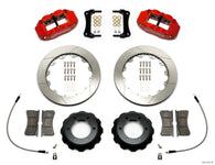 Wilwood Narrow Superlite Red 6R Front Kit 12.88in Slotted Rotor w/ Lines 05-15 Toyota Tacoma - 140-14577-R