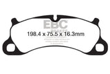EBC 12-15 Porsche 911 (991) (Cast Iron Rotor only) 3.8 Carrera S Redstuff Front Brake Pads - DP32144C