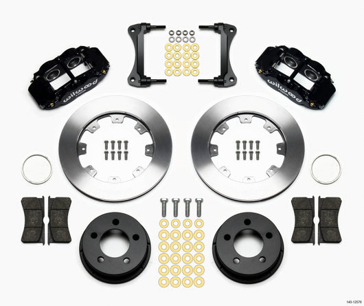 Wilwood Narrow Superlite 4R Front Kit 12.19in 87-89 Jeep YJ - 140-12576