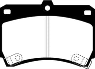 EBC 94-97 Ford Aspire 1.3 manual Yellowstuff Front Brake Pads - DP4884R