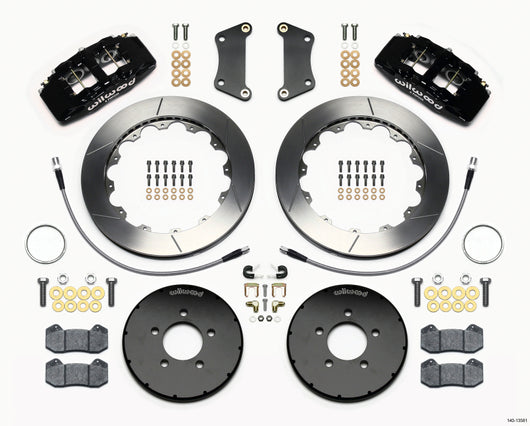 Wilwood Dynapro 6 Front Hat Kit 12.88in 2005-Up Mazda 3 w/ Lines - 140-13581
