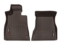 WeatherTech 2016+ Mercedes-Benz AMG GTS Front FloorLiner - Cocoa - 478361