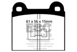 EBC 73-77 Audi Fox 1.5L Ultimax2 Front Brake Pads - UD096