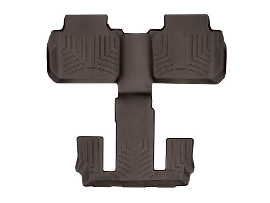 WeatherTech 2017+ GMC Acadia Rear FloorLiner - Cocoa (2nd Row Bucket Seats Only) - 4710803