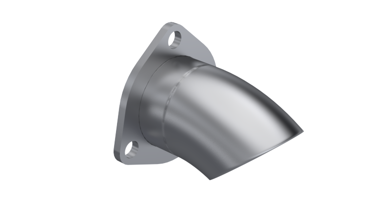 QTP 2.5in Bolt-On QTEC Adjustable Turn Down - 11250