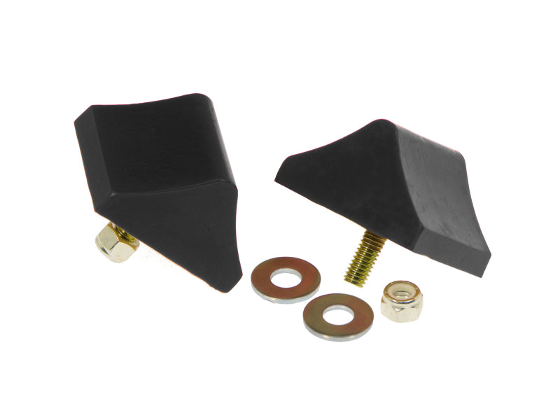 Prothane Universal Bump Stop 1 1/2X2X1 3/4 Wedge - Black - 19-1312-BL