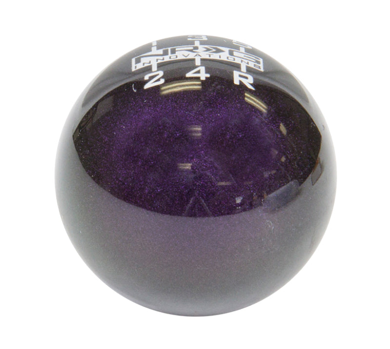 NRG Universal Ball Style Shift Knob - Heavy Weight 480G / 1.1Lbs. - Green/Purple (5 Speed) - SK-300GP-W