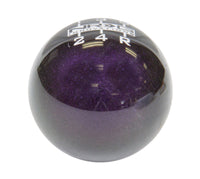 NRG Universal Ball Style Shift Knob - Heavy Weight 480G / 1.1Lbs. - Green/Purple (5 Speed) - SK-300GP-W