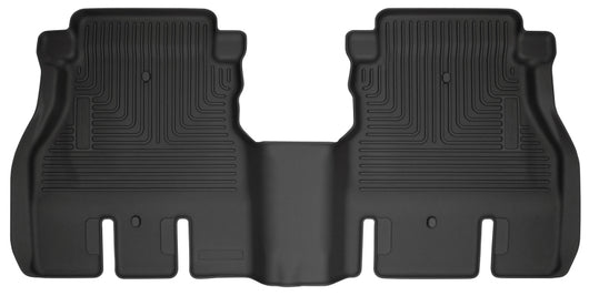 Husky Liners 2018 Jeep Wrangler 4 Door WeatherBeater Second Row Black Floor Liners - 14041