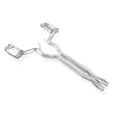 Stainless Works 2018+ Ford Mustang GT 3in Redline Series Catback X-Pipe w/Active Valves & Quad Tips - M18CBXFCV