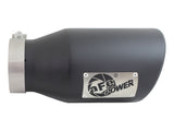 aFe Diesel Exhaust Tip Bolt On Black 4in Inlex x 6in Outlet x 12in - 49T40601-B12