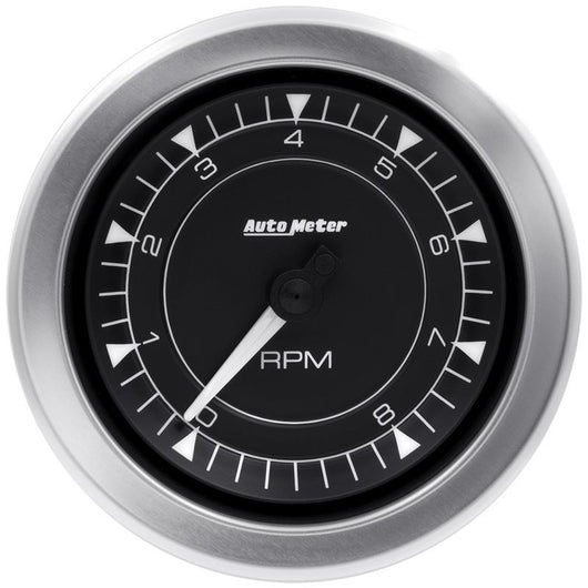 Autometer Chrono 3-3/8in 10k RPM In Dash Tachometer Gauge - 8197