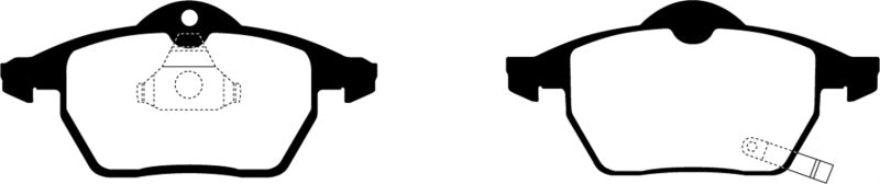 EBC 99-02 Saab 9-3 2.0 Turbo Yellowstuff Front Brake Pads - DP41443R