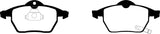 EBC 99-02 Saab 9-3 2.0 Turbo Yellowstuff Front Brake Pads - DP41443R