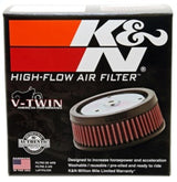 K&N 2017 Harley Davidson FLHR Road King Replacement Air Filter - HD-1717