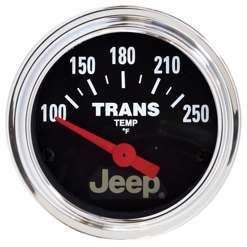 Autometer Jeep 52.4mm Shortl Sweep Electronic 100-250 Def F Transmission Temperature Gauge - 880260