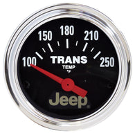 Autometer Jeep 52.4mm Shortl Sweep Electronic 100-250 Def F Transmission Temperature Gauge - 880260