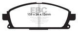 EBC 01 Infiniti Q45 4.1 Yellowstuff Front Brake Pads - DP41861R