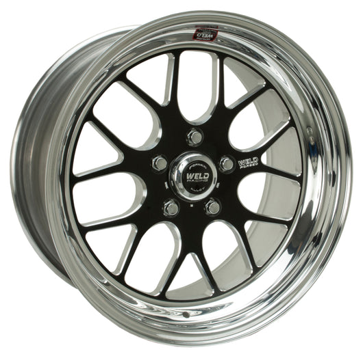 Weld S77 18x8 / 5x4.75 BP / 4.7in. BS Black Wheel (Low Pad) - Non-Beadlock - 77LB8080B47A