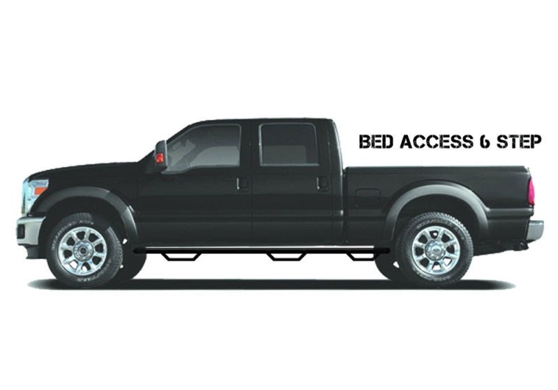 N-Fab Nerf Step 2019 Dodge RAM 2500/3500 Crew Cab 6.4ft Standard Bed Gas/Diesel - Tex. Black - 3in - D20100CC-6-TX