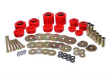 Energy Suspension 80-96 Ford F-150/250/350 Red Body Mount Set Includes Hardware - 4.4123R