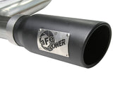 aFe MACHForce XP Exhaust Cat-Back SS-409 07-09 Toyota Tundra V8-5.7L w/ Black Tip - 49-46006-B