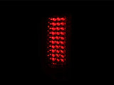 ANZO 2007-2013 Chevrolet Silverado 1500 LED Taillights Red/Clear - 311047