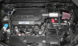K&N 13-14 Honda Accord 3.5L V6 69 Series Typhoon Air Intake System - Silver Cold Air Intake Kit - 69-1212TS