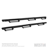 Westin 2019 Chevrolet Silverado/Sierra 1500 (5.5ft) Drop Wheel to Wheel Nerf Step Bars - Txt Black - 56-5346852