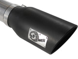 aFe MACHForce XP Exhaust 5in DPF-Back SS 11-13 GM Diesel Trucks V8-6.6L (td) (LML) (Blk Tip) - 49-44041-B