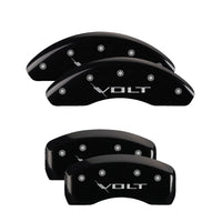 MGP 4 Caliper Covers Engraved Front & Rear MGP Black finish silver ch - 15201SMGPBK